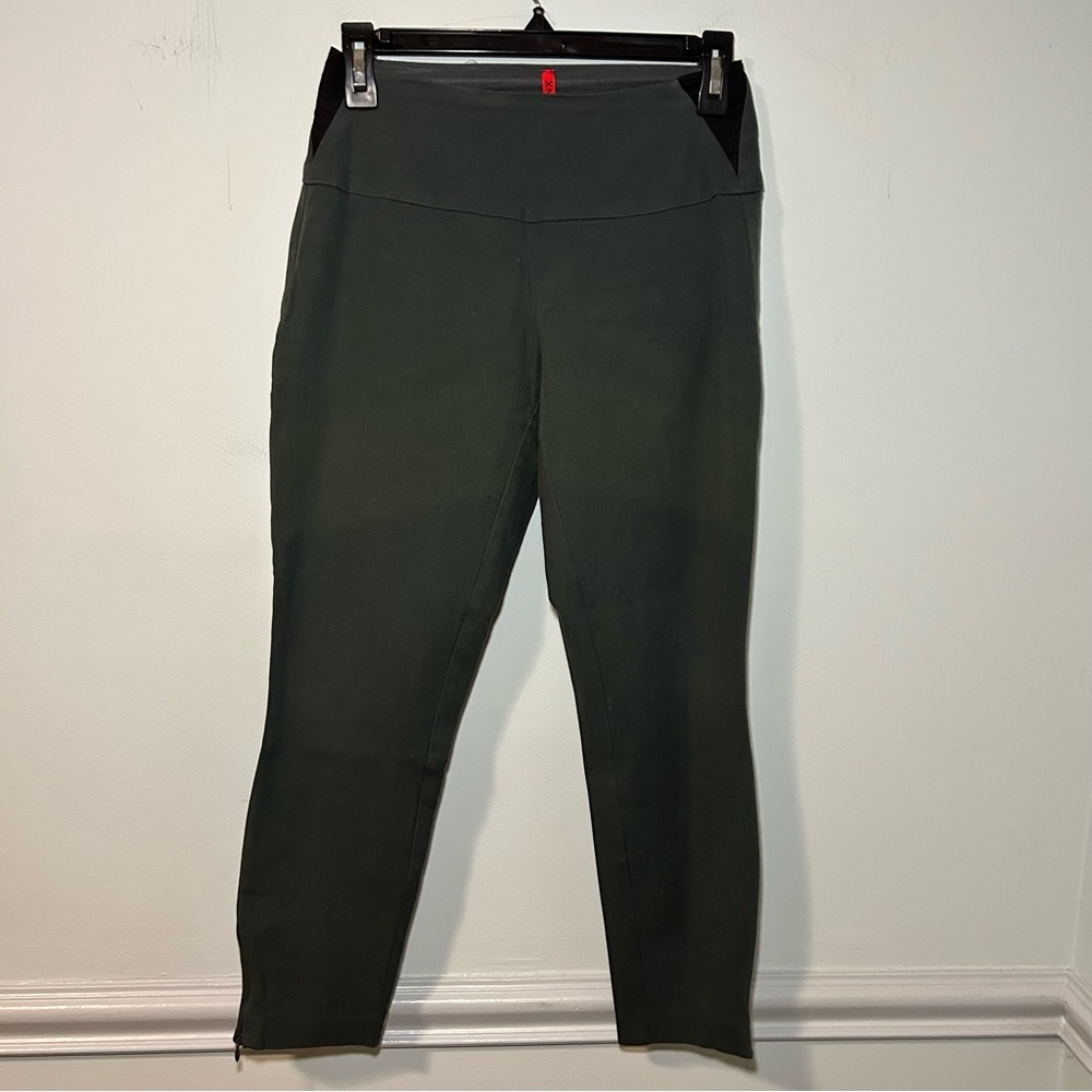 Spanx Dark Green Pull-On Stretch Ankle Pants Size Small